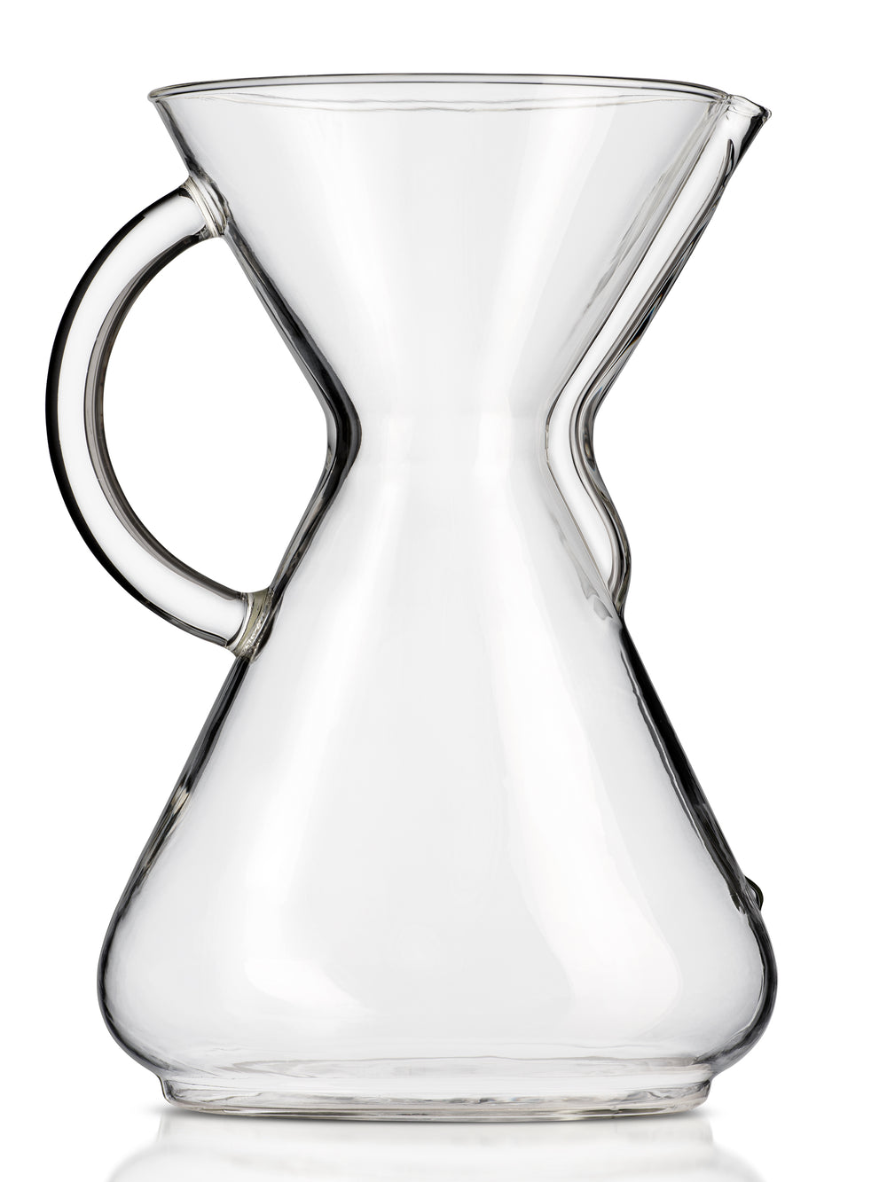 Ten Cup Glass Handle CHEMEX® profile view