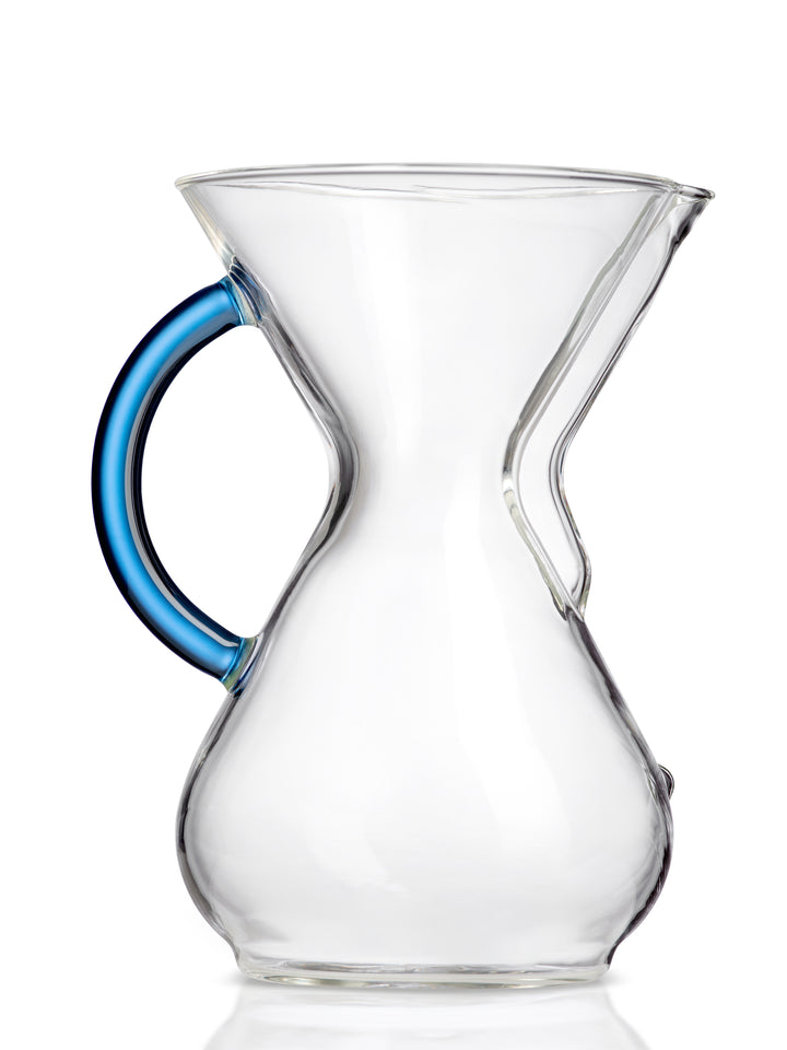Six cup Sapphire glass handle CHEMEX