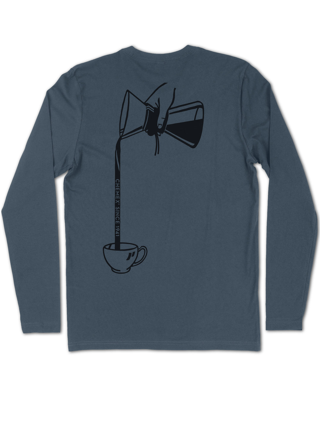 The CHEMEX® Pour Long Sleeve T-Shirt Back