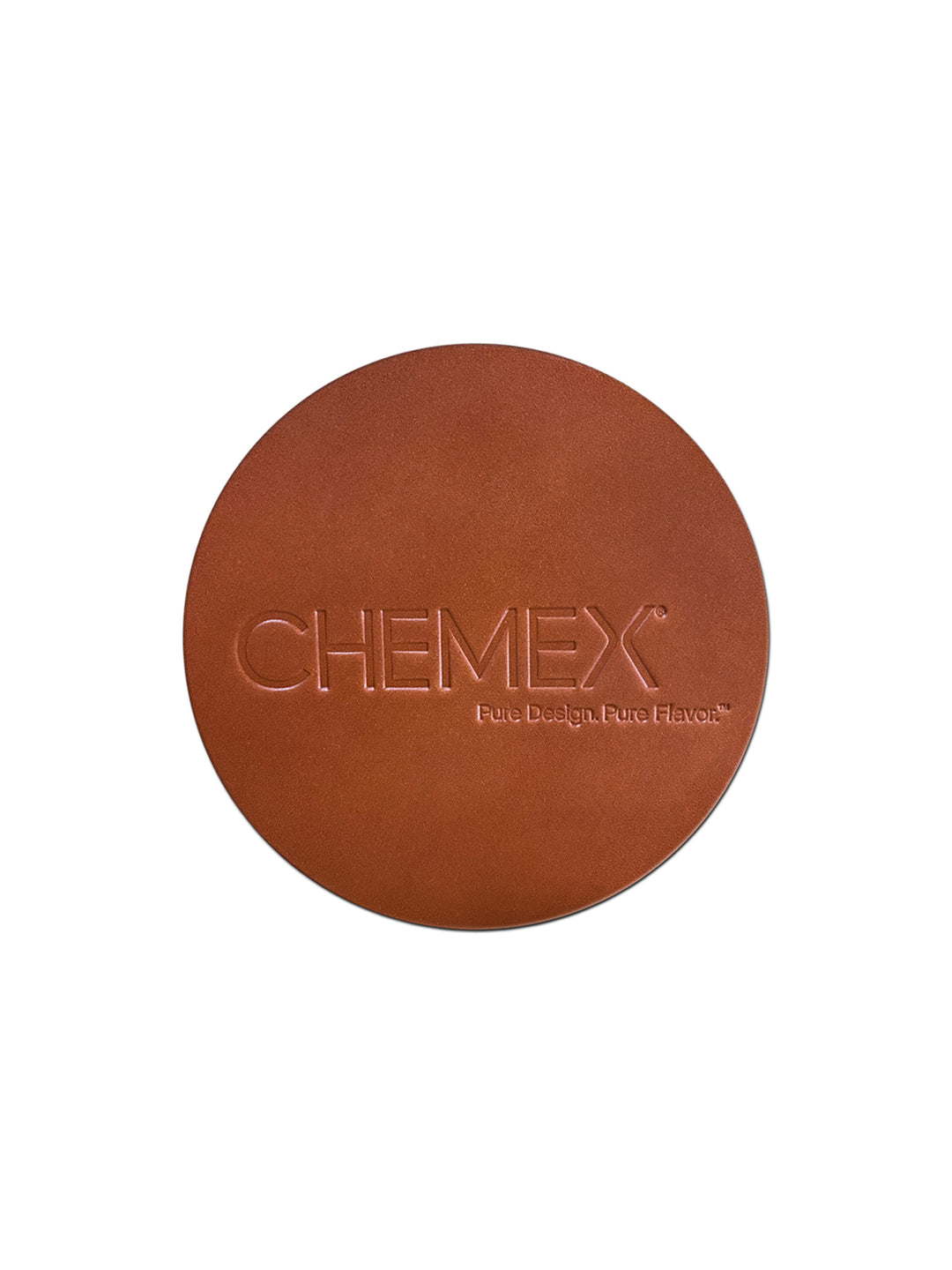 5.75" Leather Coaster