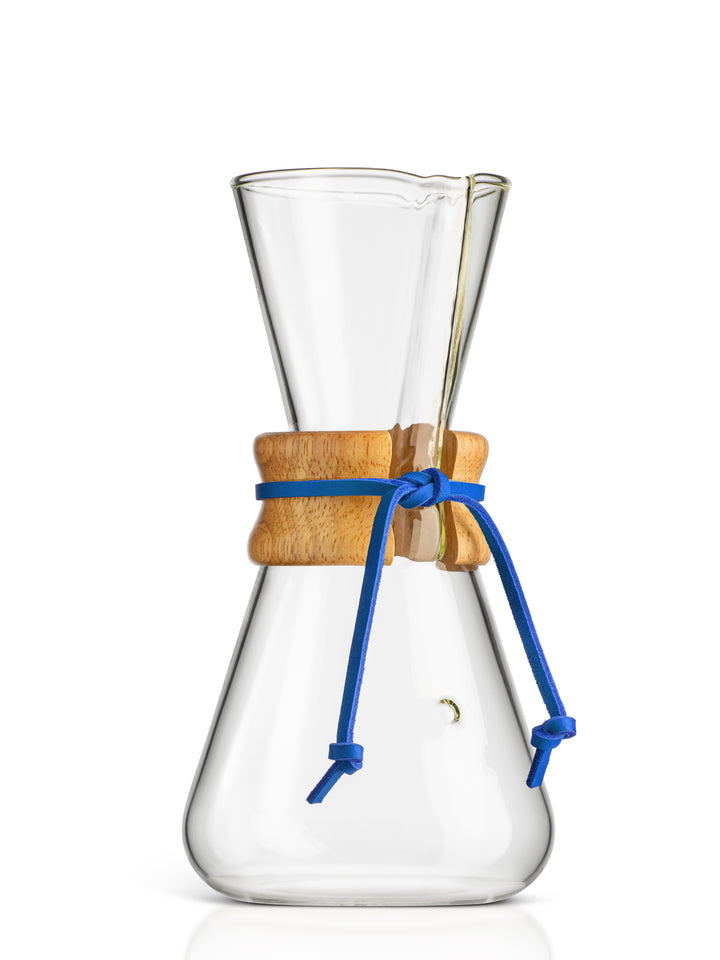 three cup classic with a royal blue rawhide