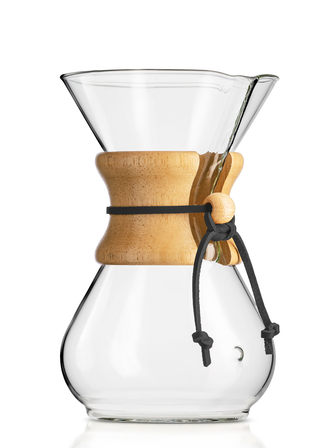 six cup classic with a jet black rawhide