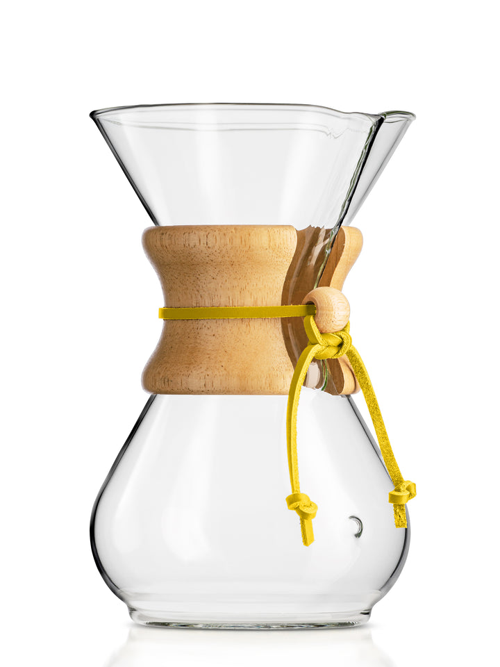 six cup classic with a saffron yellow rawhide