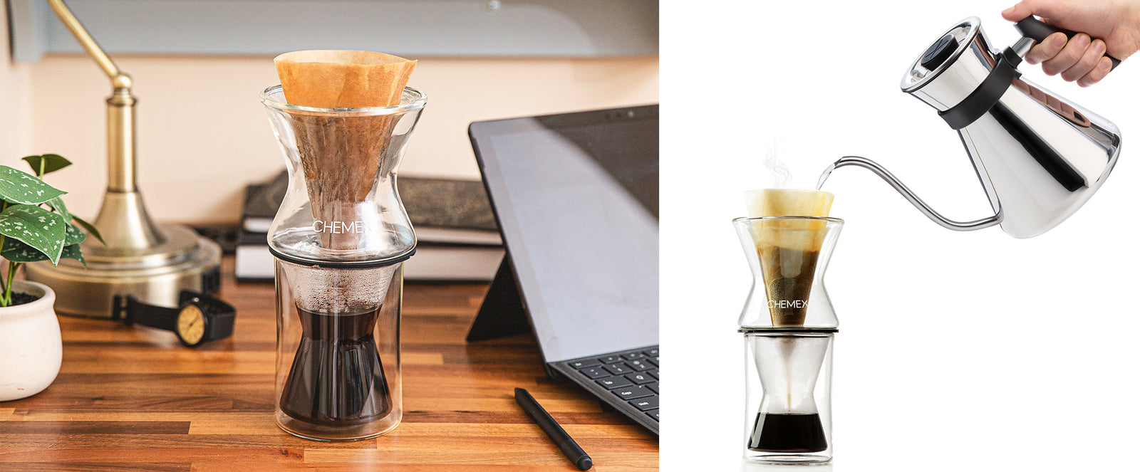 double DW bundle brewed on a desk