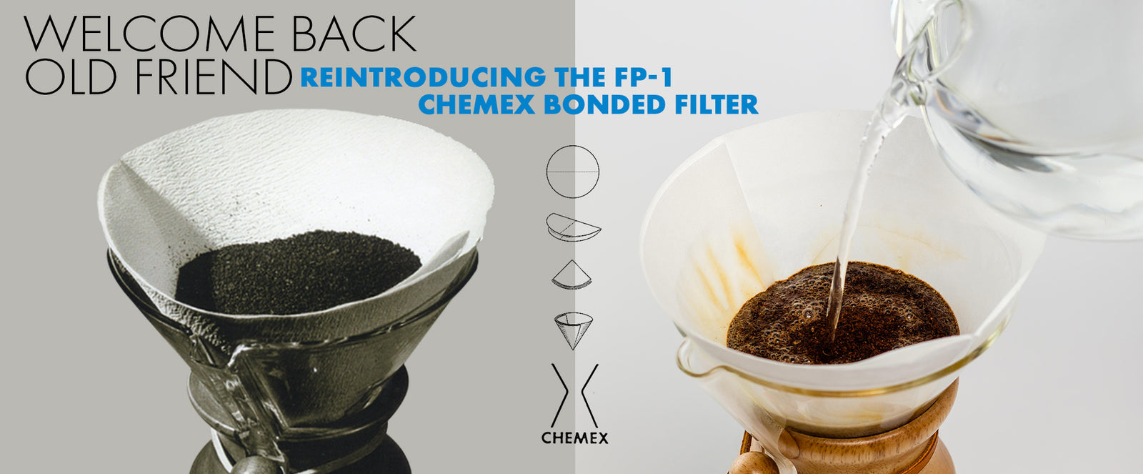 The Fp-1 filter is the original filter sold by chemex in the 190's, its re-release was in the 2020's