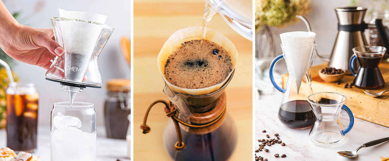 brewing with the half moon filters