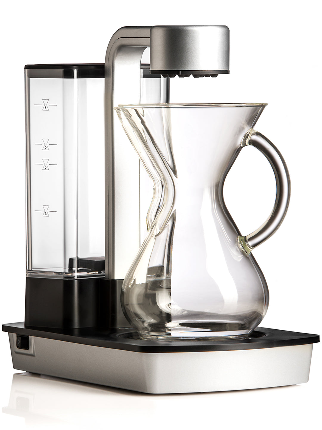 Ottomatic® 2.0 with the six cup glass handle chemex