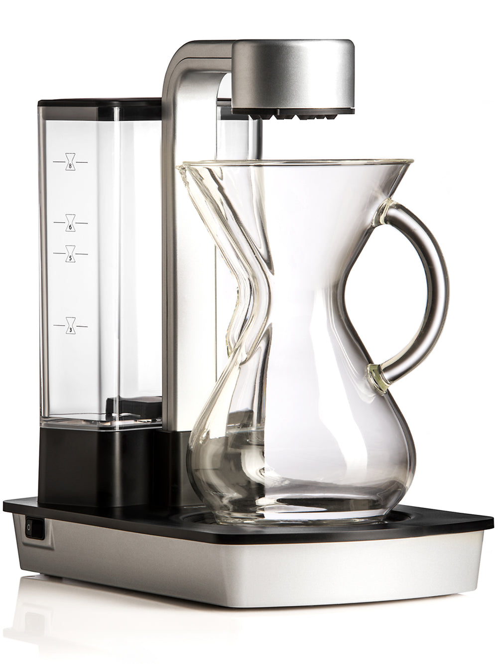 Ottomatic® 2.0 with the six cup glass handle chemex