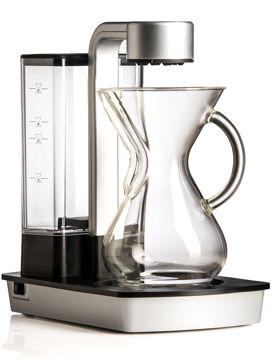Ottomatic® 2.0 with the six cup glass handle chemex