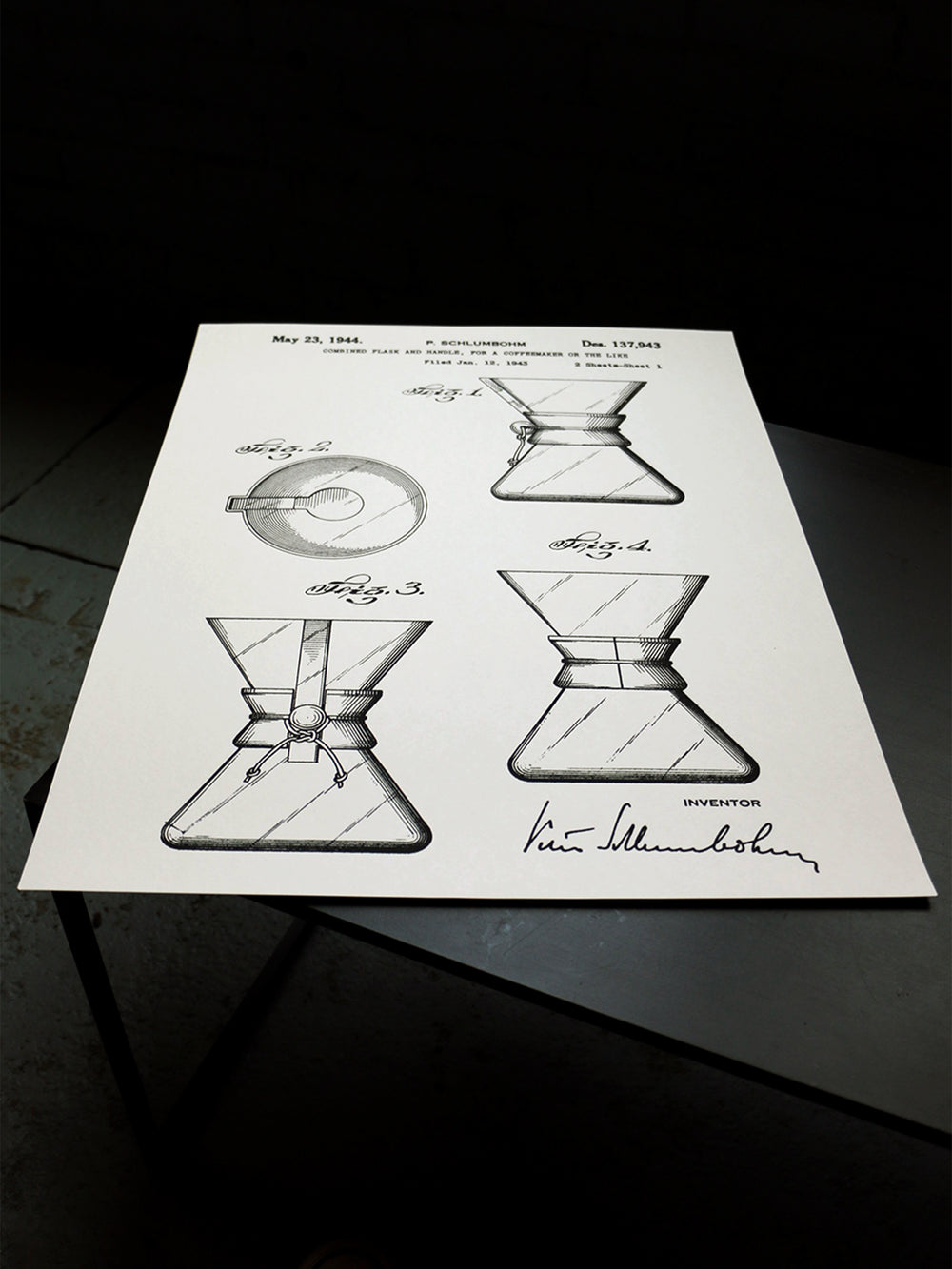 Patent Poster 1943 Sheet 2 close-up