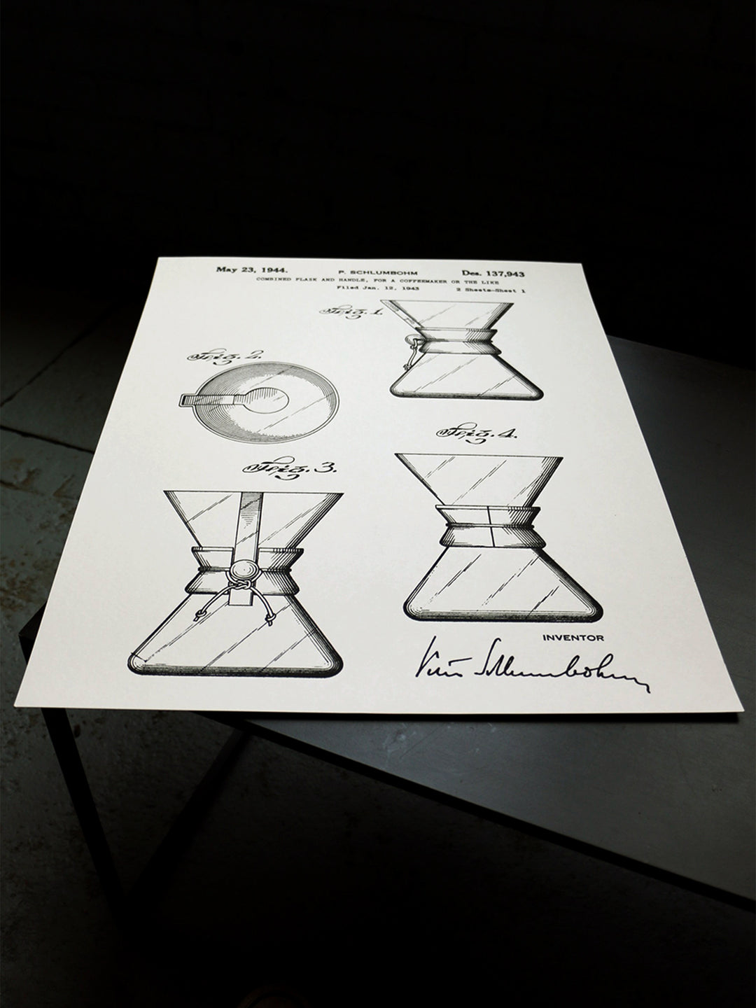 Patent Poster 1943 Sheet 2 close-up