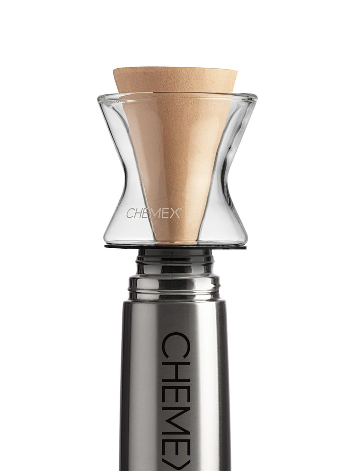 Chemex Traveler Bundle with a natural half moon Filter