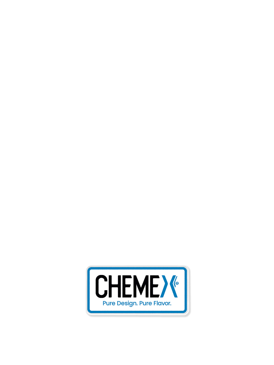 CHEMEX logo acrylic pin