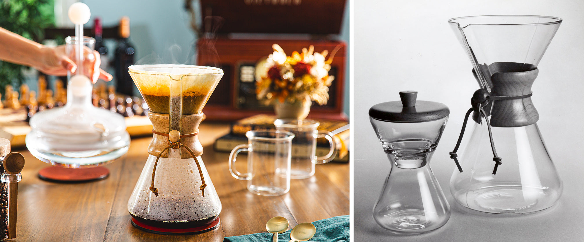 Eight Cup Handblown CHEMEX® – Chemex Coffeemakers & Filters