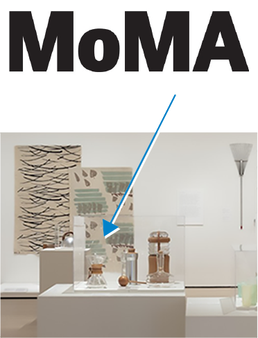 MoMA — Chemex on display at The Museum of Modern Art