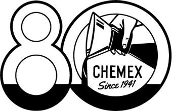 Chemex 80th anniversary badge — Since 1941