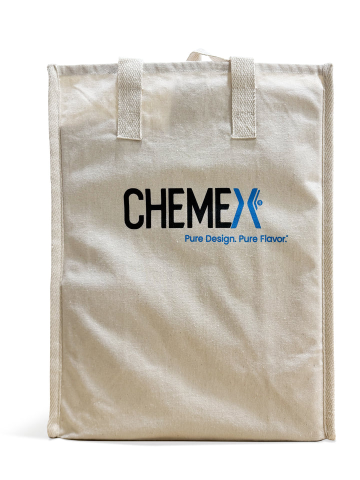 Front of CHEMEX Tote Bag, featuring the CHEMEX logo.