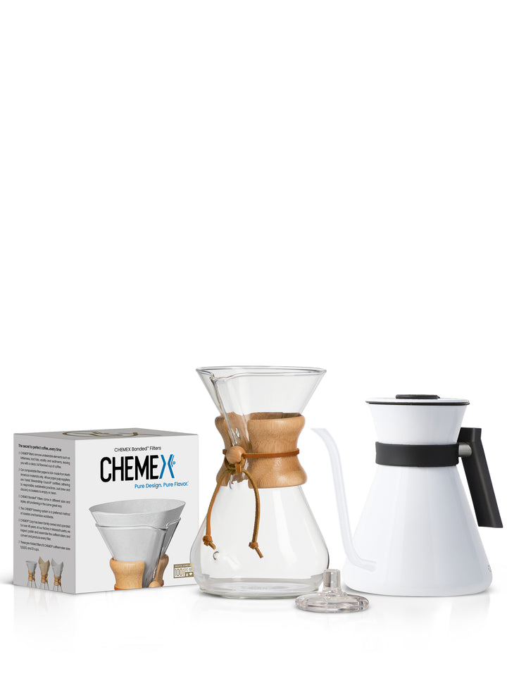 The Chettle® Kit with white circle filters and white Chettle